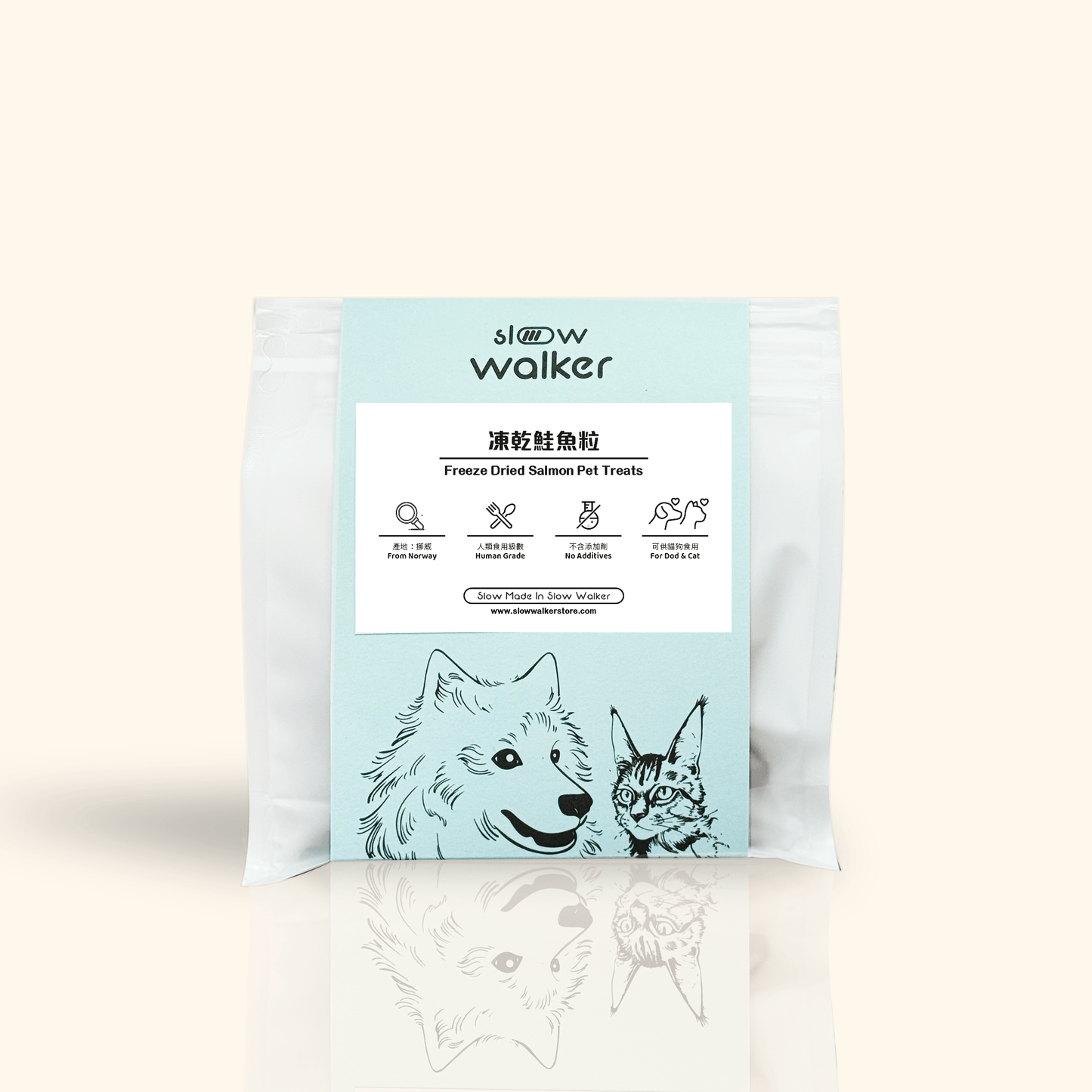 Freeze Dried Salmon 凍乾鮭魚粒 - Slow Walker Store
