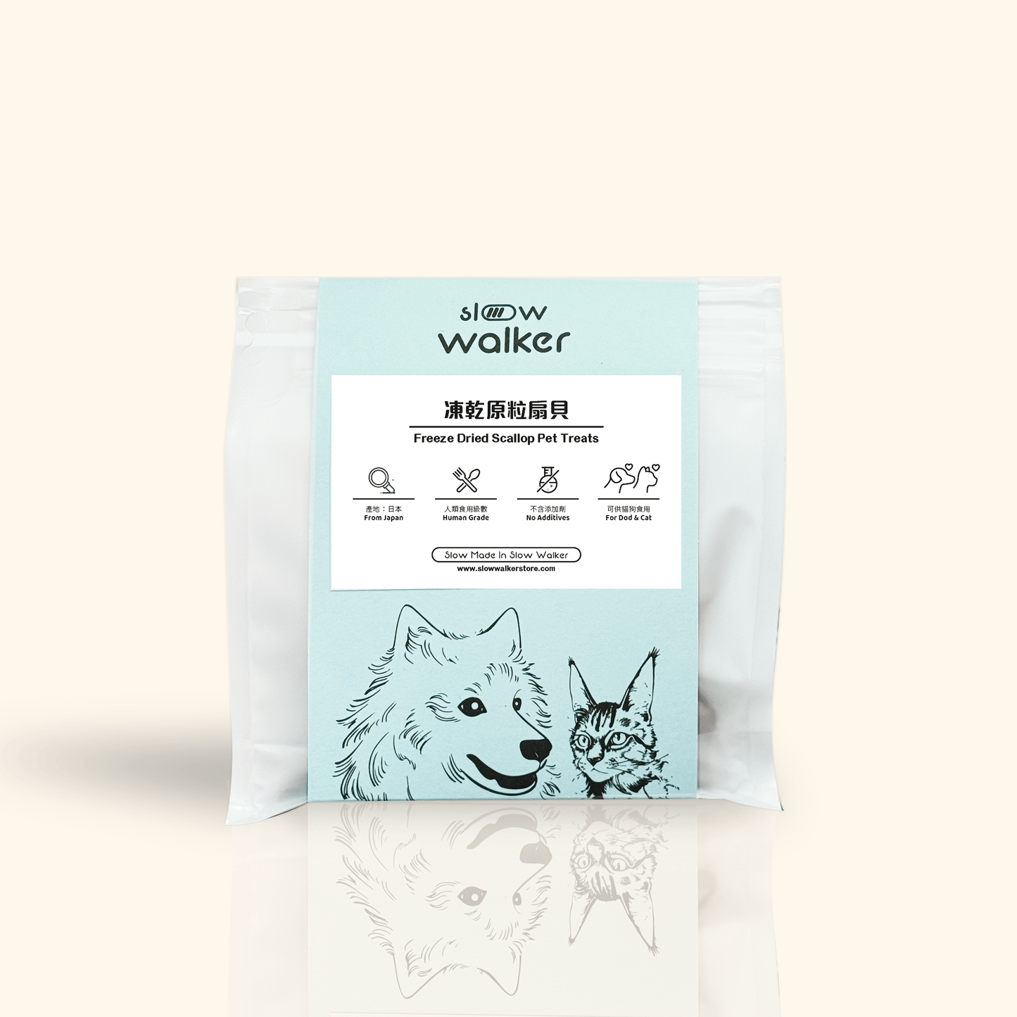 Freeze Dried Scallop 凍乾原粒扇貝 - Slow Walker Store