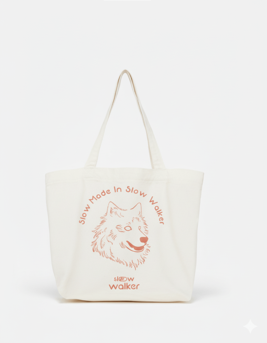 Simba Tote Bag|Simba 狗狗圖案帆布環保袋 - Slow Walker Store