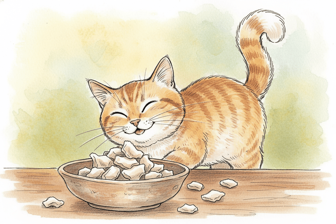 🐾 貓貓最愛｜Freeze Dried Tuna 凍乾吞拿魚試食影片 🍣 - Slow Walker Store